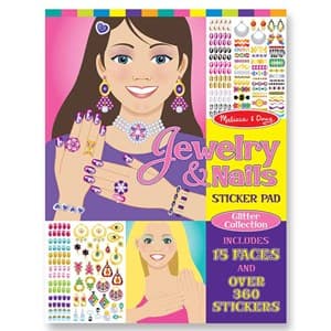 מליסה ודאג - חוברת מדבקות תכשיטים וצפורניים - ToySale חנות הצעצועים הזולה במדינה