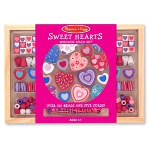 מליסה ודאג - ערכת חרוזים לבבות מעץ מליסה ודאג - ToySale חנות הצעצועים הזולה במדינה