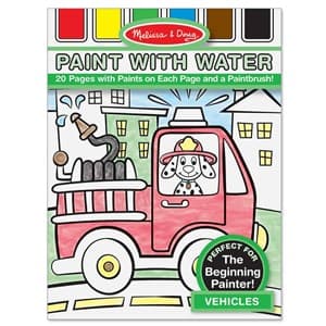 מליסה ודאג - חוברת צביעה עם מים כלי רכב - ToySale חנות הצעצועים הזולה במדינה