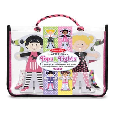 מליסה ודאג - סט הלבשה מגנטי זוגי - ילדות מבית מליסה ודאג - ToySale חנות הצעצועים הזולה במדינה