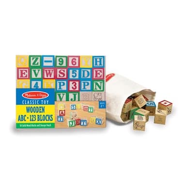 מליסה ודאג - קוביות בנייה ABC ומספרים מבית מליסה ודאג - ToySale חנות הצעצועים הזולה במדינה