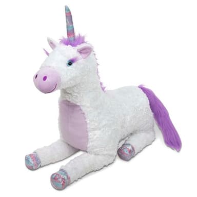 מליסה ודאג - בובת חד קרן גדולה שוכבת - ToySale חנות הצעצועים הזולה במדינה