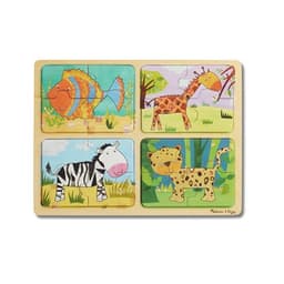 מליסה ודאג - פאזל חיות המיוצר מעץ מבית מליסה ודאג - ToySale חנות הצעצועים הזולה במדינה