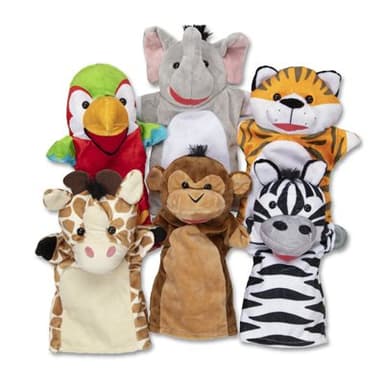 מליסה ודאג - סט 6 בובות יד ספארי - ToySale חנות הצעצועים הזולה במדינה
