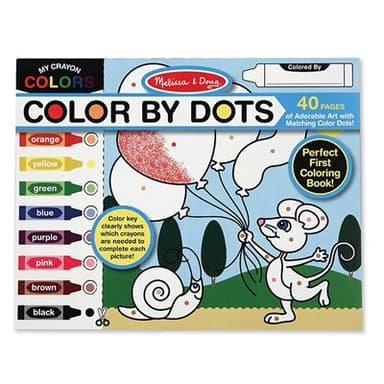 מליסה ודאג - חוברת צביעה לפי נקודות - ToySale חנות הצעצועים הזולה במדינה