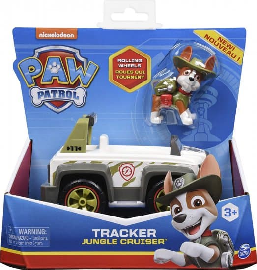 מפרץ ההרפתקאות - Paw Control רכב סיור הג'ונגל של טראקר Paw Patrol - ToySale חנות הצעצועים הזולה במדינה