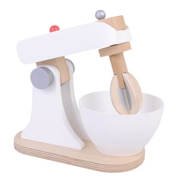מיקסר לעוגות מעץ מלא כולל קערה למטבח לילדים - ToySale חנות הצעצועים הזולה במדינה