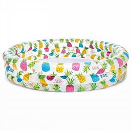 בריכה צבעונית מתנפחת לילדים, בעיצוב פירות הקיץ 3 קומות צבעוניות דגם אינטקס 59431 קוטר 132ס"מ - ToySale חנות הצעצועים הזולה במדינה