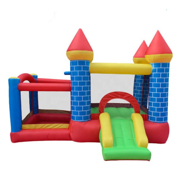 מתנפחים - מתקן שעשועים מתנפח לילדים, בעיצוב של טירה עם חדר קפיצה ומגלשה - ToySale חנות הצעצועים הזולה במדינה