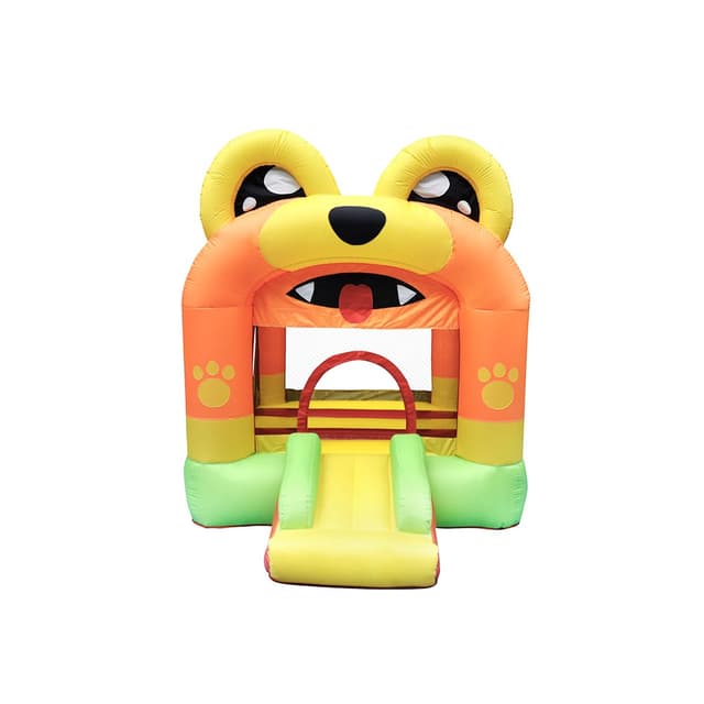 מתנפחים - מתקן שעשועים מתנפח לילדים, בעיצוב של  כלב עם מגלשה, חדר קפיצה ורשת בטיחות - ToySale חנות הצעצועים הזולה במדינה