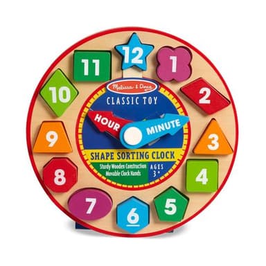 מליסה ודאג - משחק שעון ומיון צורות - ToySale חנות הצעצועים הזולה במדינה