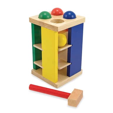 מליסה ודאג - מגדל הך פטיש כדורים מעץ - ToySale חנות הצעצועים הזולה במדינה