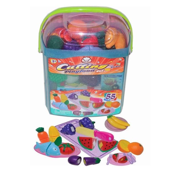 דלי כלי אוכל 55 חלקים 8407 - ToySale חנות הצעצועים הזולה במדינה