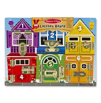 מליסה ודאג - לוח מנעולים לימודי מעץ - ToySale חנות הצעצועים הזולה במדינה