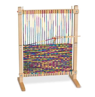 מליסה ודאג - ערכת אריגה ענקית מעץ לילדים - ToySale חנות הצעצועים הזולה במדינה