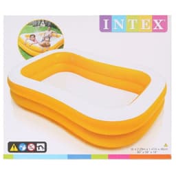 בריכה משפחתית מתנפחת צהובה דגם 57181 מבית INTEX מידות 229X147 גובה 46ס"מ - ToySale חנות הצעצועים הזולה במדינה