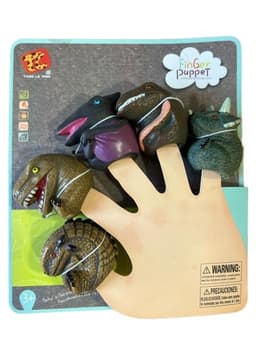 בובות אצבע לתיאטרון סט דינוזאורים - ToySale חנות הצעצועים הזולה במדינה