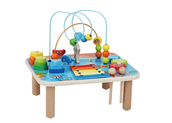 שולחן פעילות מעץ מבית Pit Toys - ToySale חנות הצעצועים הזולה במדינה