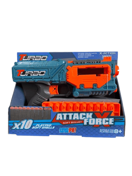 רובה צעצוע לילדים עם 10 חצים מבית TURBO - ToySale חנות הצעצועים הזולה במדינה