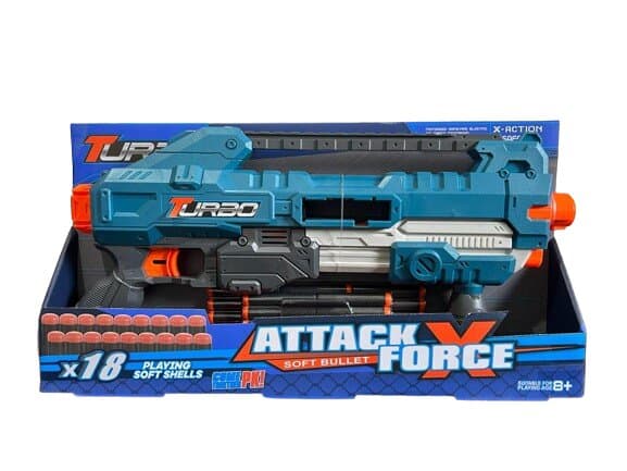 רובה צעצוע לילדים עם 18 חצים מבית TURBO - ToySale חנות הצעצועים הזולה במדינה