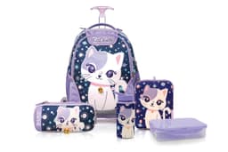 סט לכיתה א-ב חתול בחלל לילך - ToySale חנות הצעצועים הזולה במדינה