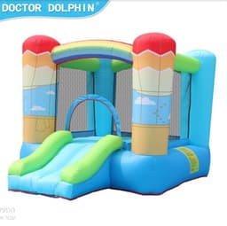 מתנפח ילדים טירת עם תפירה עמידה ועבה במיוחד Doctor Dolphin - ToySale חנות הצעצועים הזולה במדינה