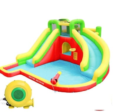 מתקן מים מתנפח כולל תותח מים Doctor Dolphin - ToySale חנות הצעצועים הזולה במדינה