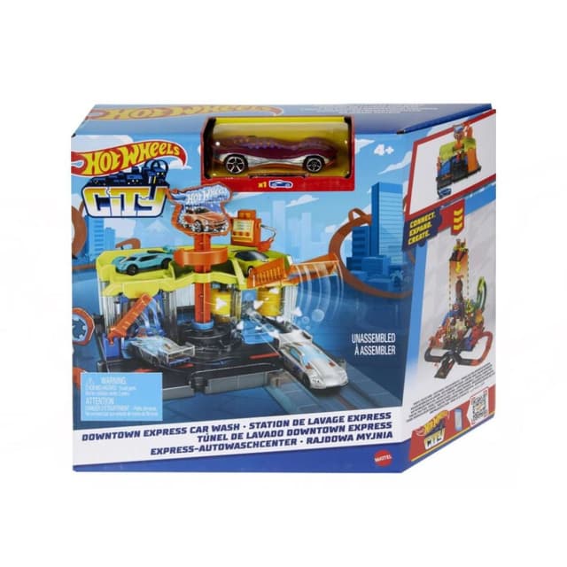 הוט ווילס - עיר מארז שטיפת מכוניות מהיר + מכונית