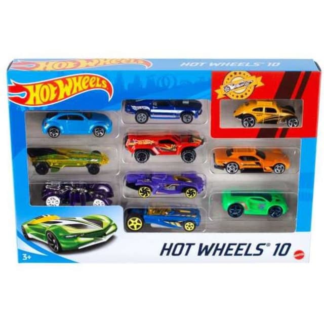מארז 10 מכוניות Hot Wheels - ToySale חנות הצעצועים הזולה במדינה