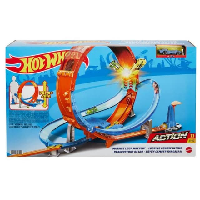 מסלול ענק עם לולאה ענקית Hot Wheels - ToySale חנות הצעצועים הזולה במדינה