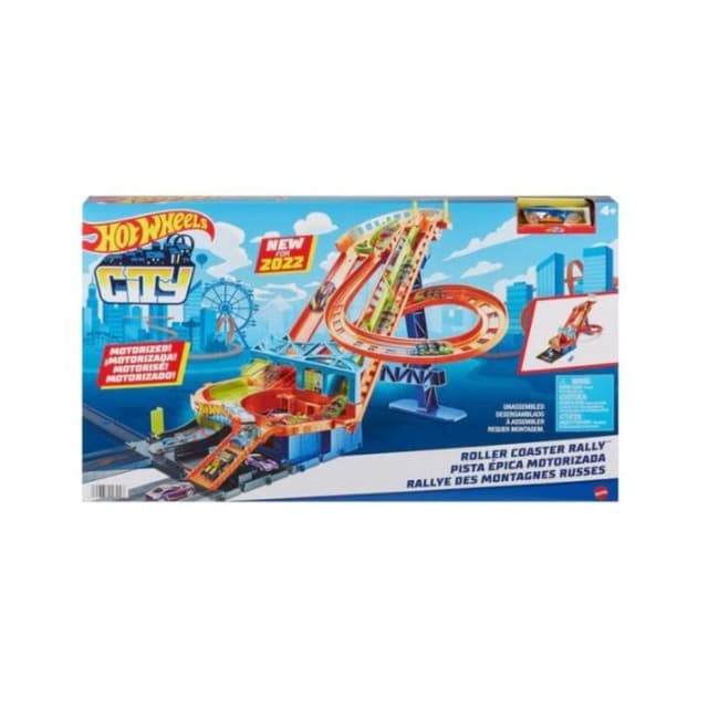 מסלול רכבת הרים מבית Hot Wheels - ToySale חנות הצעצועים הזולה במדינה