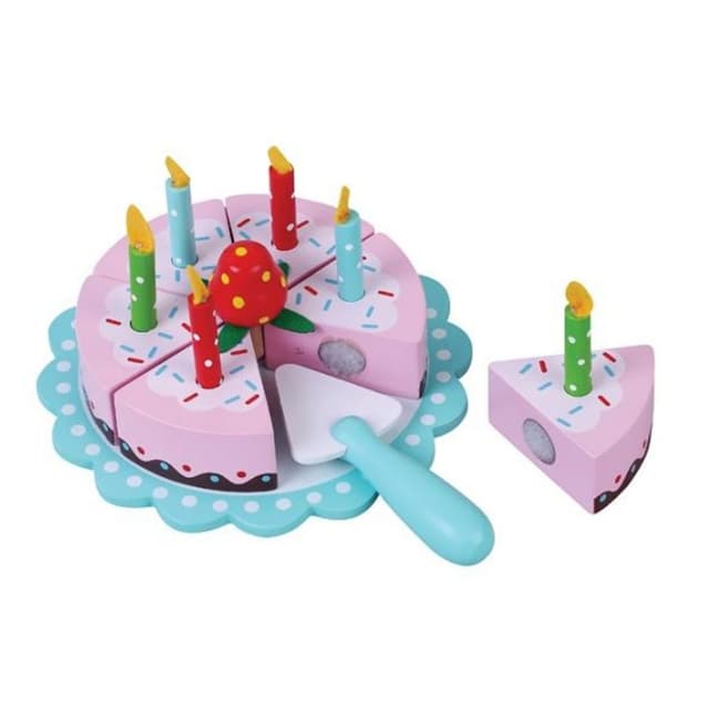 עוגה מעץ - חגיגת יום הולדת Pit Toys - ToySale חנות הצעצועים הזולה במדינה