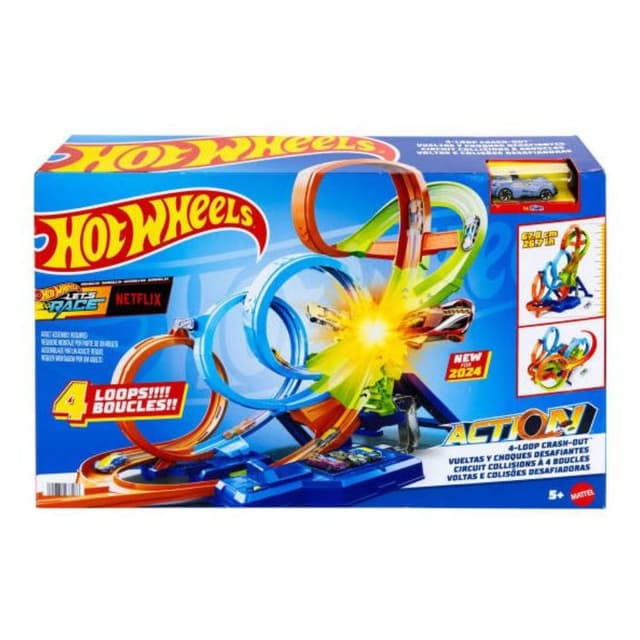 מסלול להרכבה אתגר הציקלון Hot Wheels - ToySale חנות הצעצועים הזולה במדינה