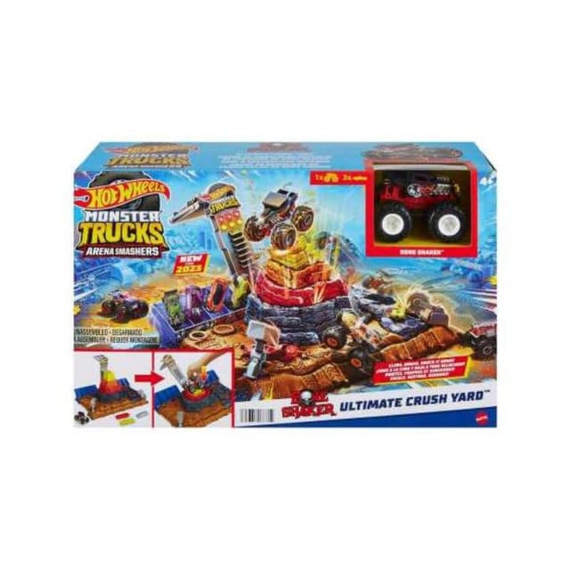 Hot Wheels - משאית מפלצתית מארז חצר הריסוקים - ToySale חנות הצעצועים הזולה במדינה