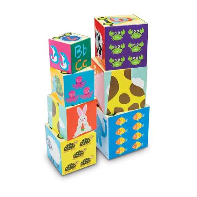 מגדל קוביות מאוירות לפעוטות מבית I am - ToySale חנות הצעצועים הזולה במדינה