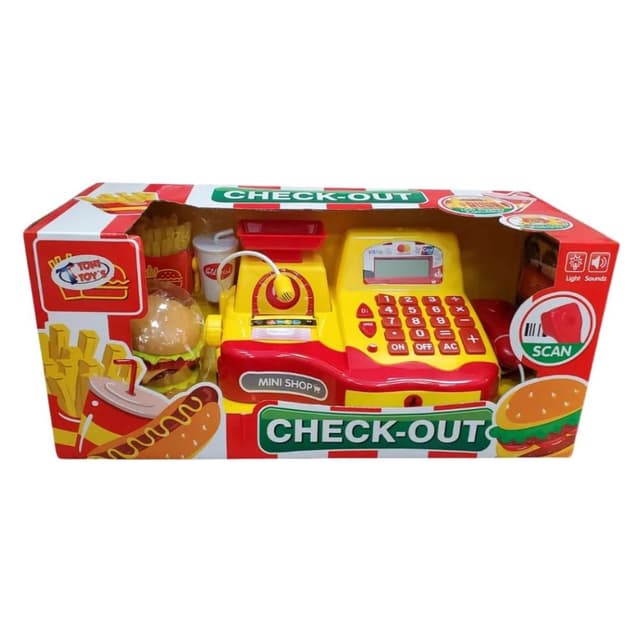 קופה רושמת לילדים - מזון מהיר - ToySale חנות הצעצועים הזולה במדינה