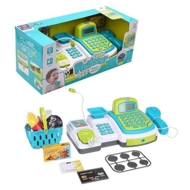 קופה רושמת לילדים הכוללת אביזרים - ToySale חנות הצעצועים הזולה במדינה