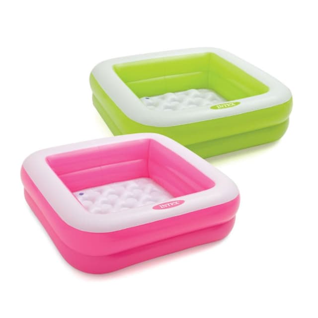 בריכה מתנפחת מרובעת לפעוטות, דגם אינטקס 57100 מידות 85X85X23 - ToySale חנות הצעצועים הזולה במדינה