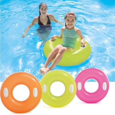 גלגל ים עם ידיות 76 ס"מ - INTEX - ToySale חנות הצעצועים הזולה במדינה