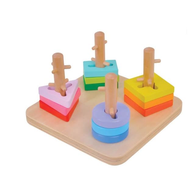 השחלת צורה בסיבוב - Pit Toys - ToySale חנות הצעצועים הזולה במדינה