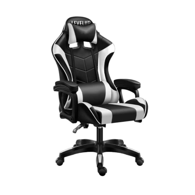 כיסא גיימינג בצבע לבן LEVEL UP - ToySale חנות הצעצועים הזולה במדינה