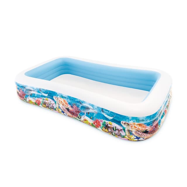 בריכה מלבנית מתנפחת דגים INTEX 58485 - ToySale חנות הצעצועים הזולה במדינה