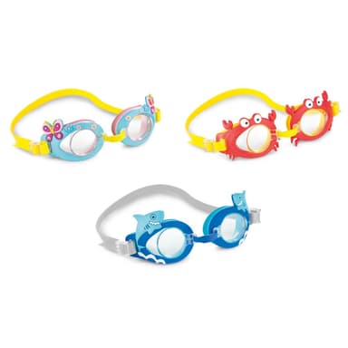 משקפי שחייה לילדים בעיצוב חיות INTEX 55610 - ToySale חנות הצעצועים הזולה במדינה
