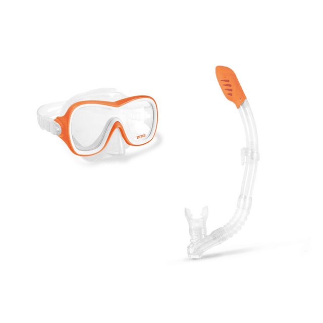 סט צלילה – משקפת ושנורקל בצבע כתום 55647 INTEX - ToySale חנות הצעצועים הזולה במדינה