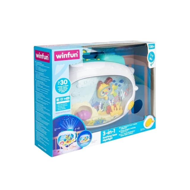 מקרן מוזיקלי חכם לתינוקות וילדים – חיות ים - ToySale חנות הצעצועים הזולה במדינה