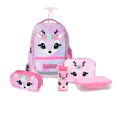 מארז קל גב לכיתות א'-ב' - איילה בצבע ורוד - ToySale חנות הצעצועים הזולה במדינה