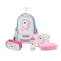 מארז קל גב לכיתות א'-ב' - חד קרן בצבע ורוד - ToySale חנות הצעצועים הזולה במדינה