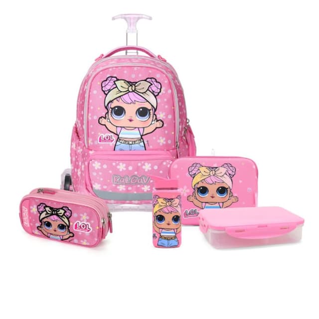 מארז קל גב לכיתות א'-ב' - LOL בעיצוב פרחוני - ToySale חנות הצעצועים הזולה במדינה