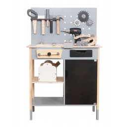 שולחן נגרות מעץ לילדים עם כלי עבודה למשחק - ToySale חנות הצעצועים הזולה במדינה