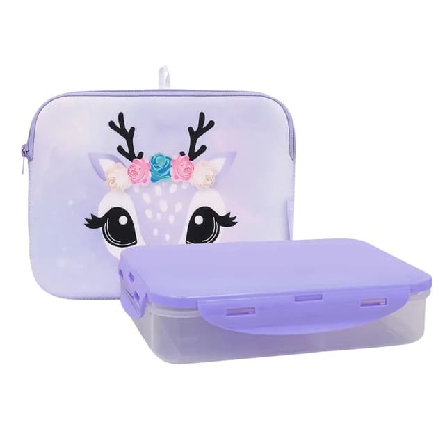 תיק אוכל איילה בצבע סגול - קל גב Kal Gav - ToySale חנות הצעצועים הזולה במדינה